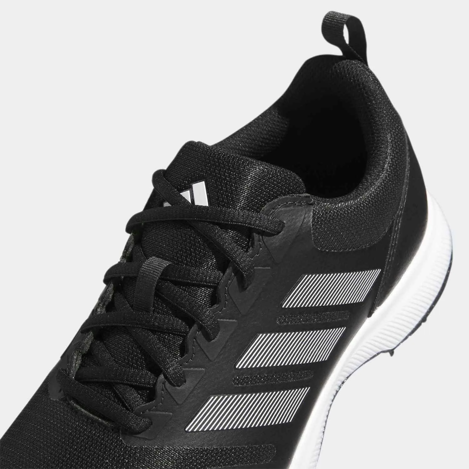 Мужские гольф-кроссовки Adidas Tech Response 3.0 без шипов, черно-белый — фото 4