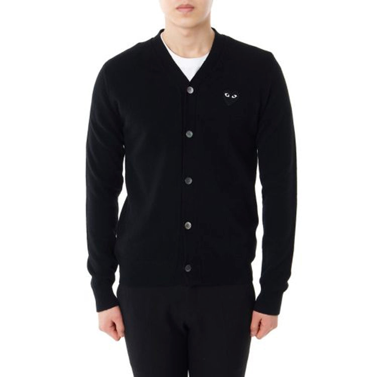 Кардиган COMME des GARCONS PLAY Cardigan Black Emblem 'Black' AZ-N024-051-1, черный — фото 3