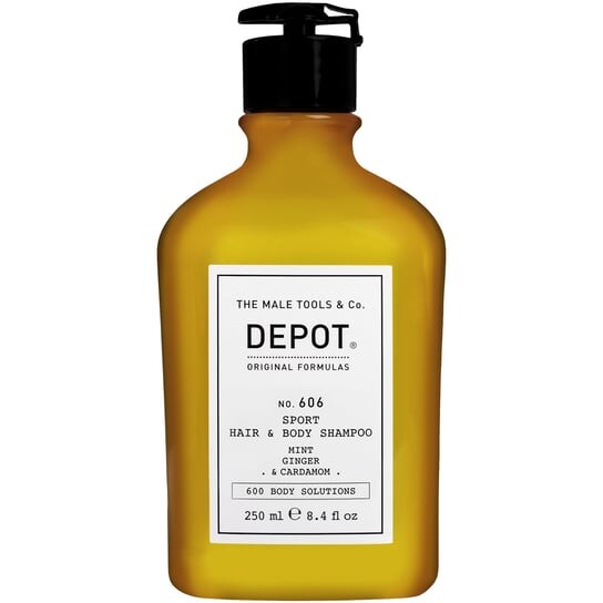 

Шампунь для волос и тела, 250 мл Depot, No.606 Sport Hair Body Ginger Cardamom