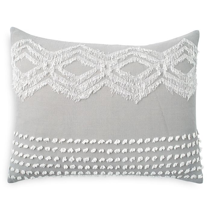 

Подушка Cut Geo King Sham Peri Home, серый
