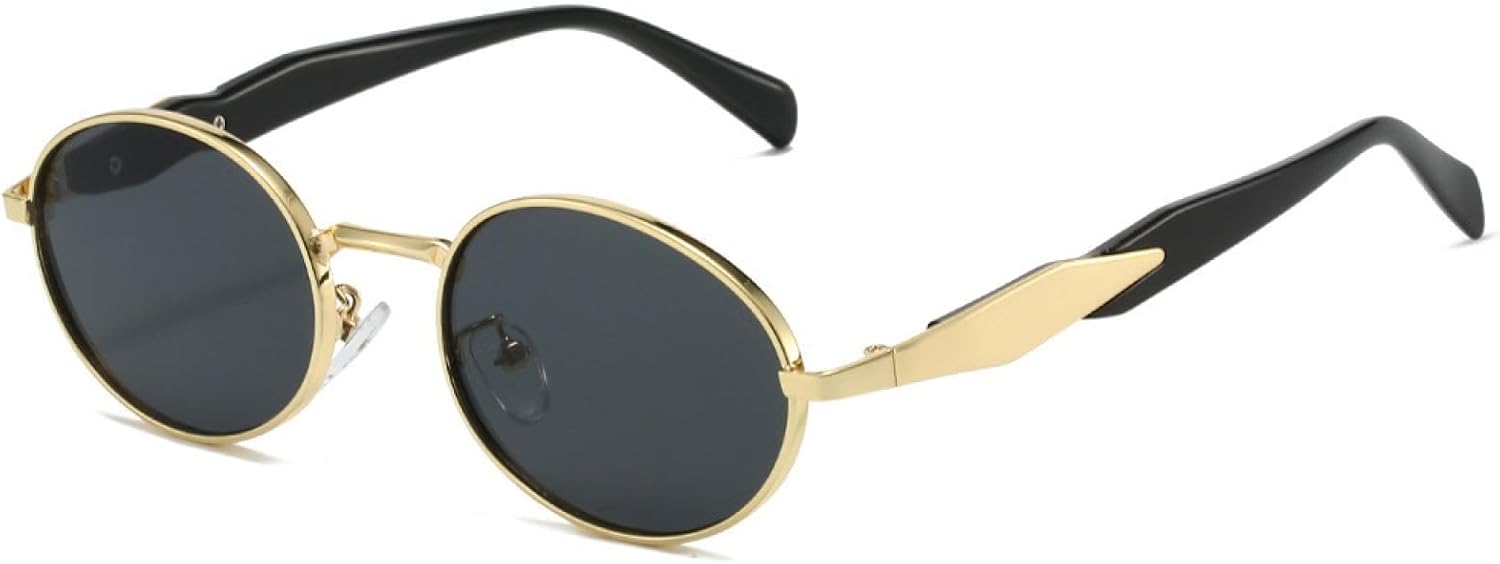 

Солнцезащитные очки с защитой от УФ-излучения UV400 | Овальная металлическая оправа | Для женщин и мужчин | Для занятий спортом на открытом воздухе и вождения DSVIGF, 04