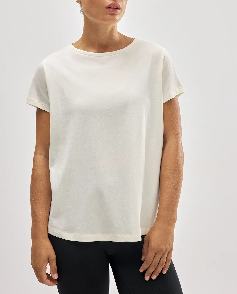 

Базовая спортивная футболка из хлопка YSABEL MORA Ysabel Mora, светло-бежевый