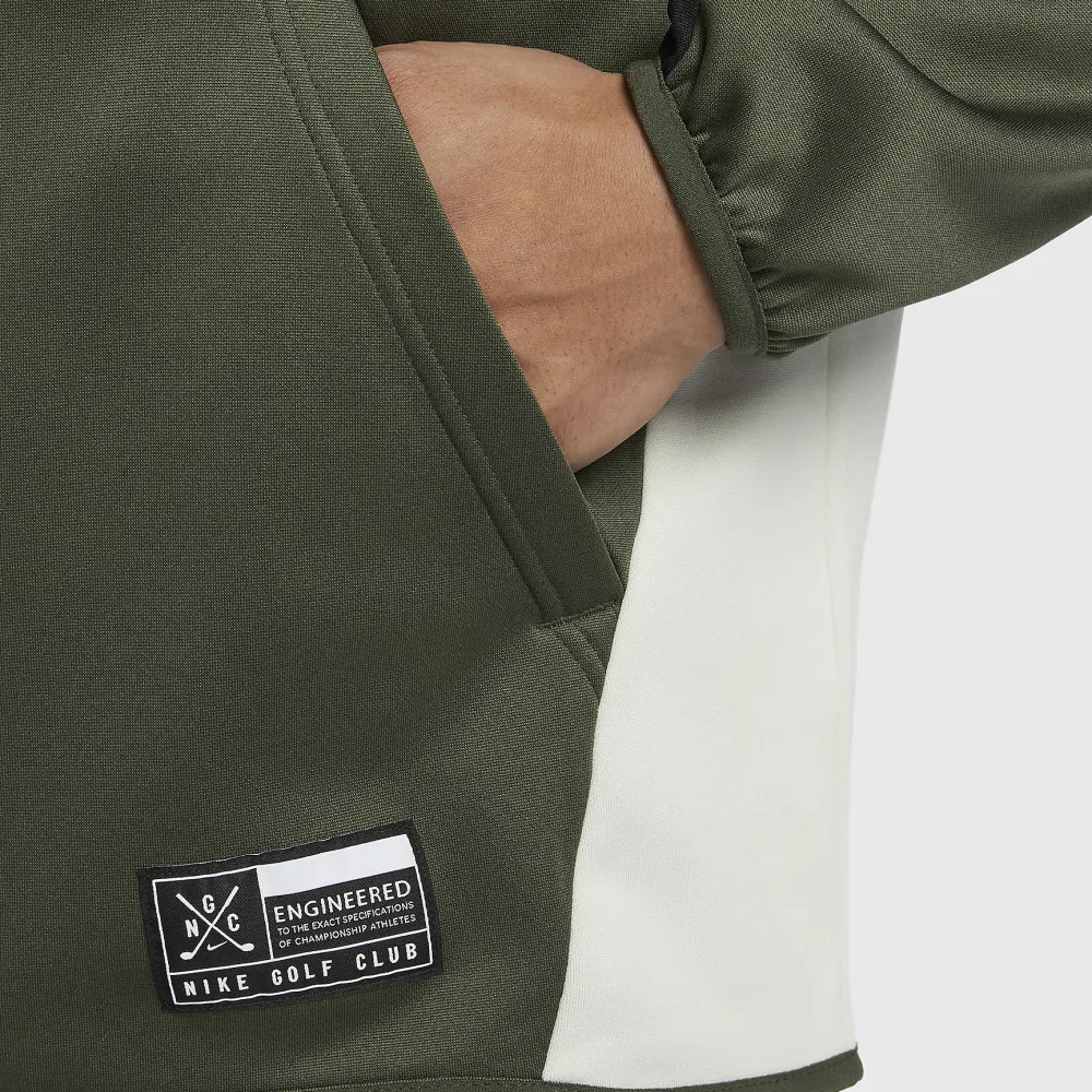 Толстовка для гольфа мужская Golf Club Nike, Khaki Green — фото 4