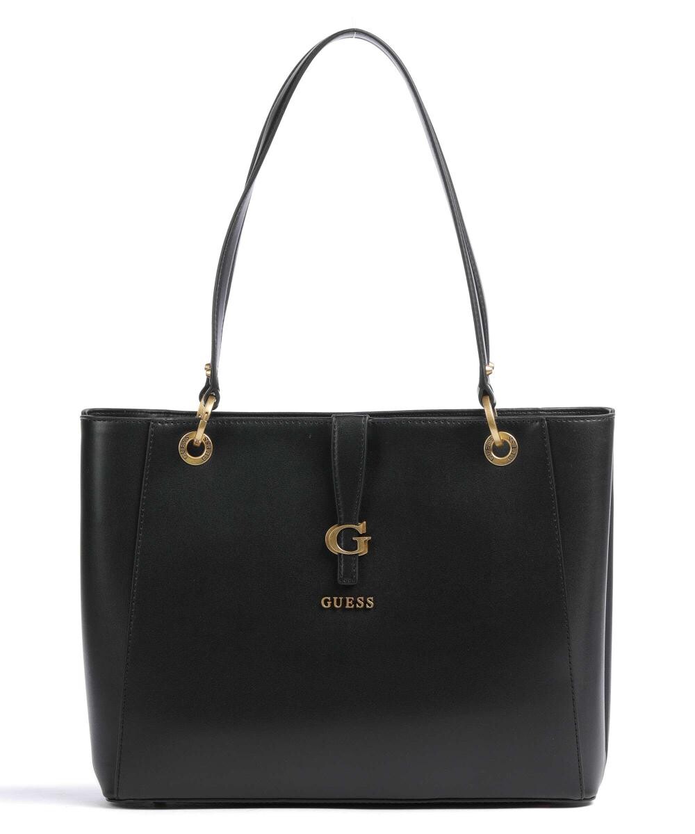

Шоппер Cuba из искусственной кожи Guess, черный