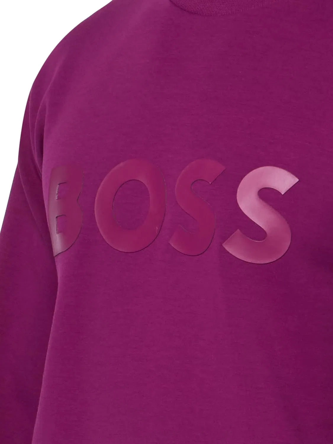 Мужская толстовка BOSS с круглым вырезом и культовым логотипом Boss — фото 3