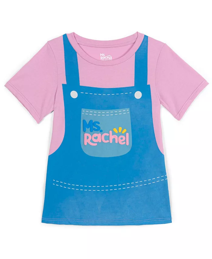

Футболка для девочек Toddler Ms. Rachel, розовый