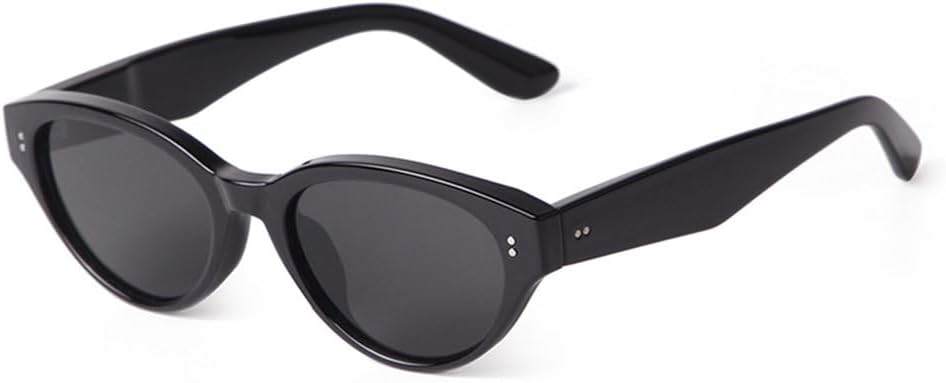 

Ретро-солнцезащитные очки «кошачий глаз» коричневого цвета для женщин и мужчин, оправа с заклепками, солнцезащитные очки для женщин с защитой от УФ-излучения UV400 TYUVIVO, C1