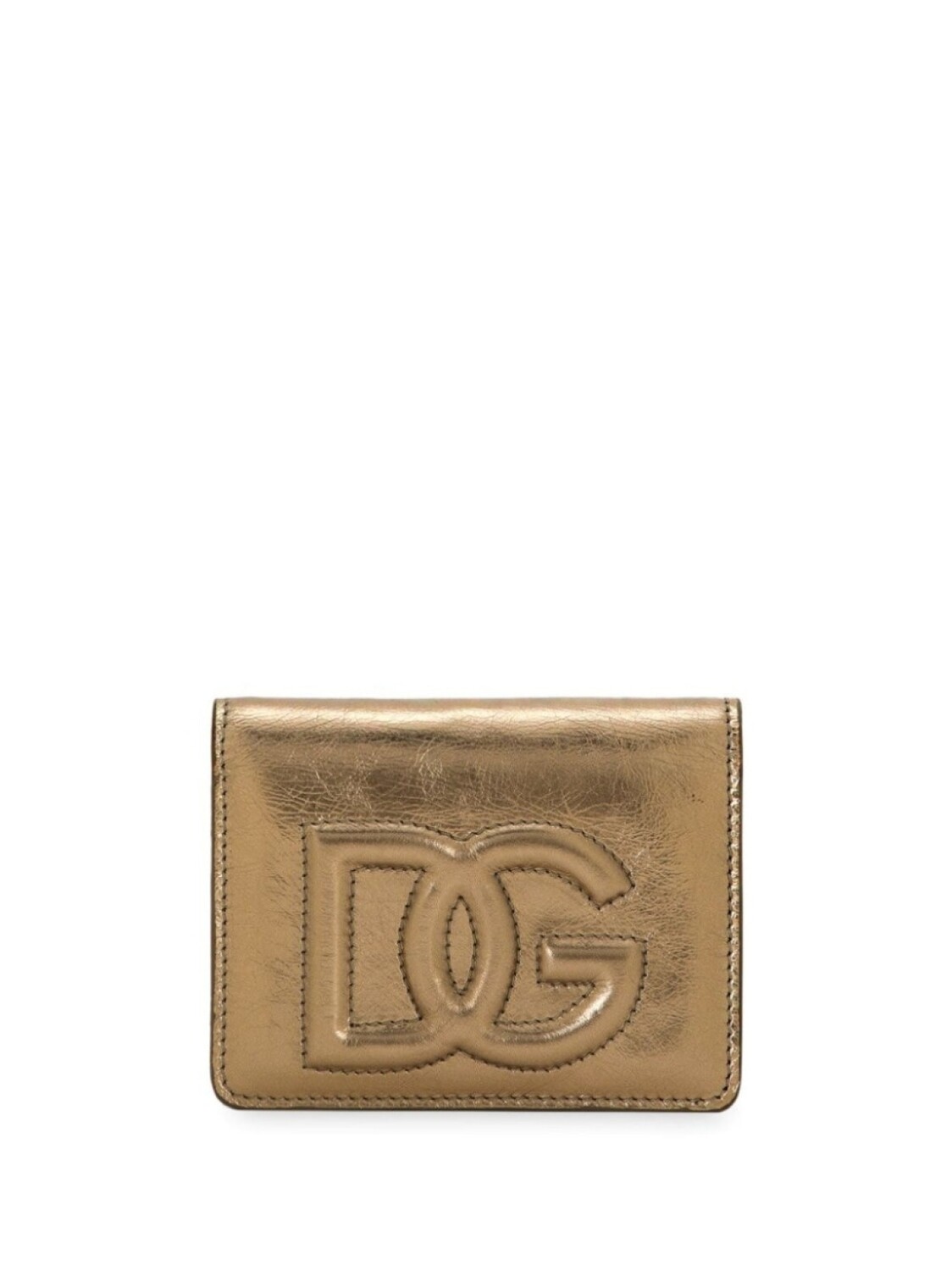 

Dolce & Gabbana кошелек с логотипом DG, золотистый