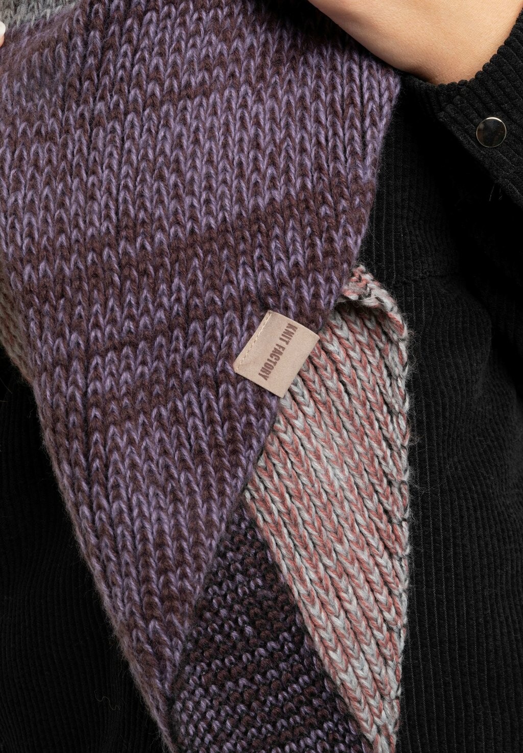 

Шарф REMY Knit Factory, цвет Mottled Purple