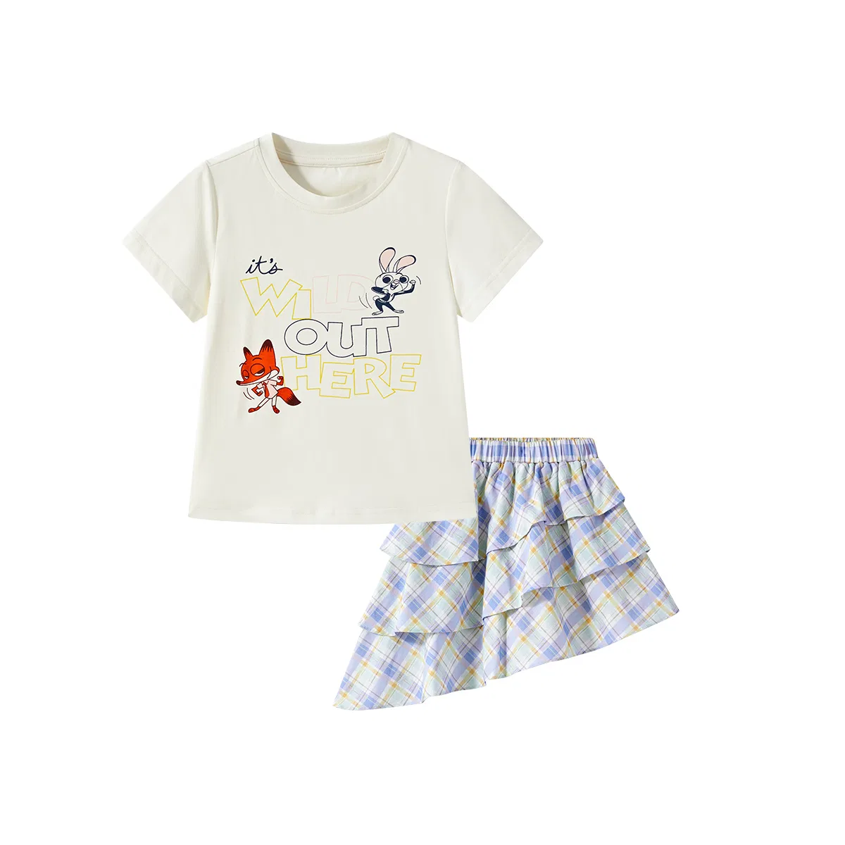 Детский комплект из двух предметов с юбкой Disney Crew Neck