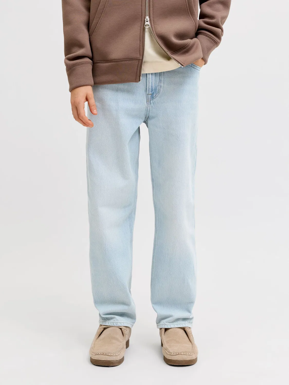 Джинсы Relaxed Fit, JACK & JONES Junior, синий деним — фото 3