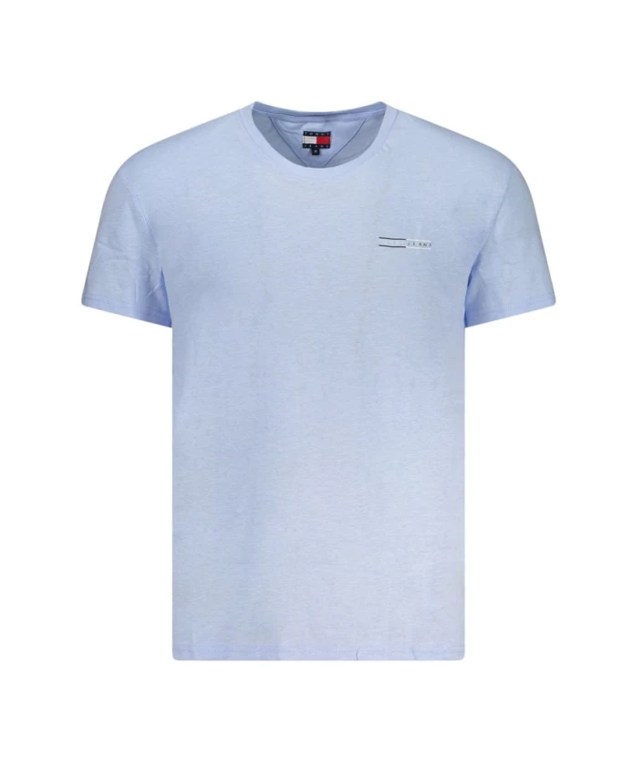 

Синяя хлопковая мужская футболка Tommy Hilfiger, синий