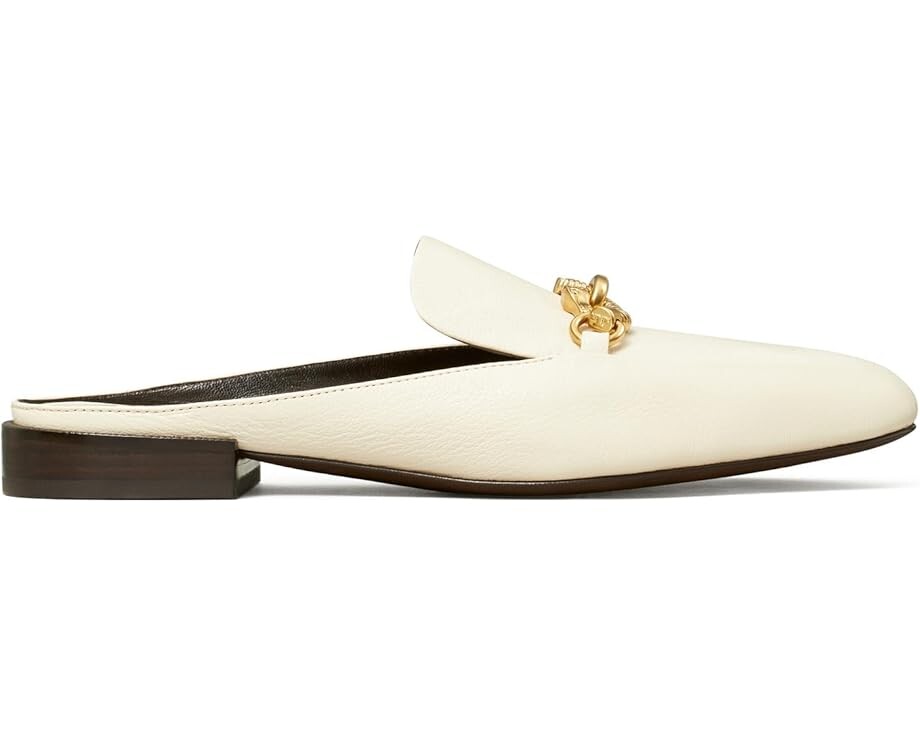 Лоферы Tory Burch Jessa Backless Loafers, цвет Light Cream — фото 3