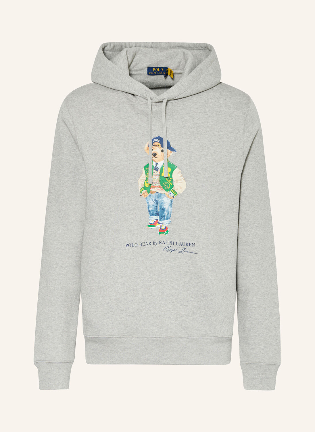 

Толстовка с капюшоном Polo Ralph Lauren, серый