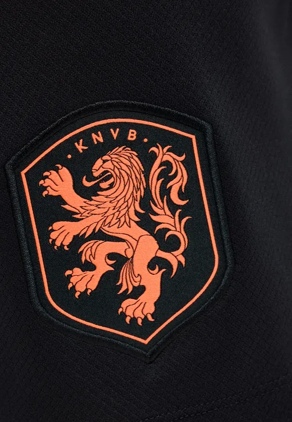 Футболка сборной Нидерландов Nike Performance, черный/гипер красный — фото 4
