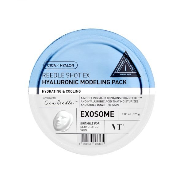 

VT Cosmetics, Reedle Shot EX Hyaluronic Modeling Pack, моделирующая маска из водорослей с гиалуроновой кислотой, 25 г
