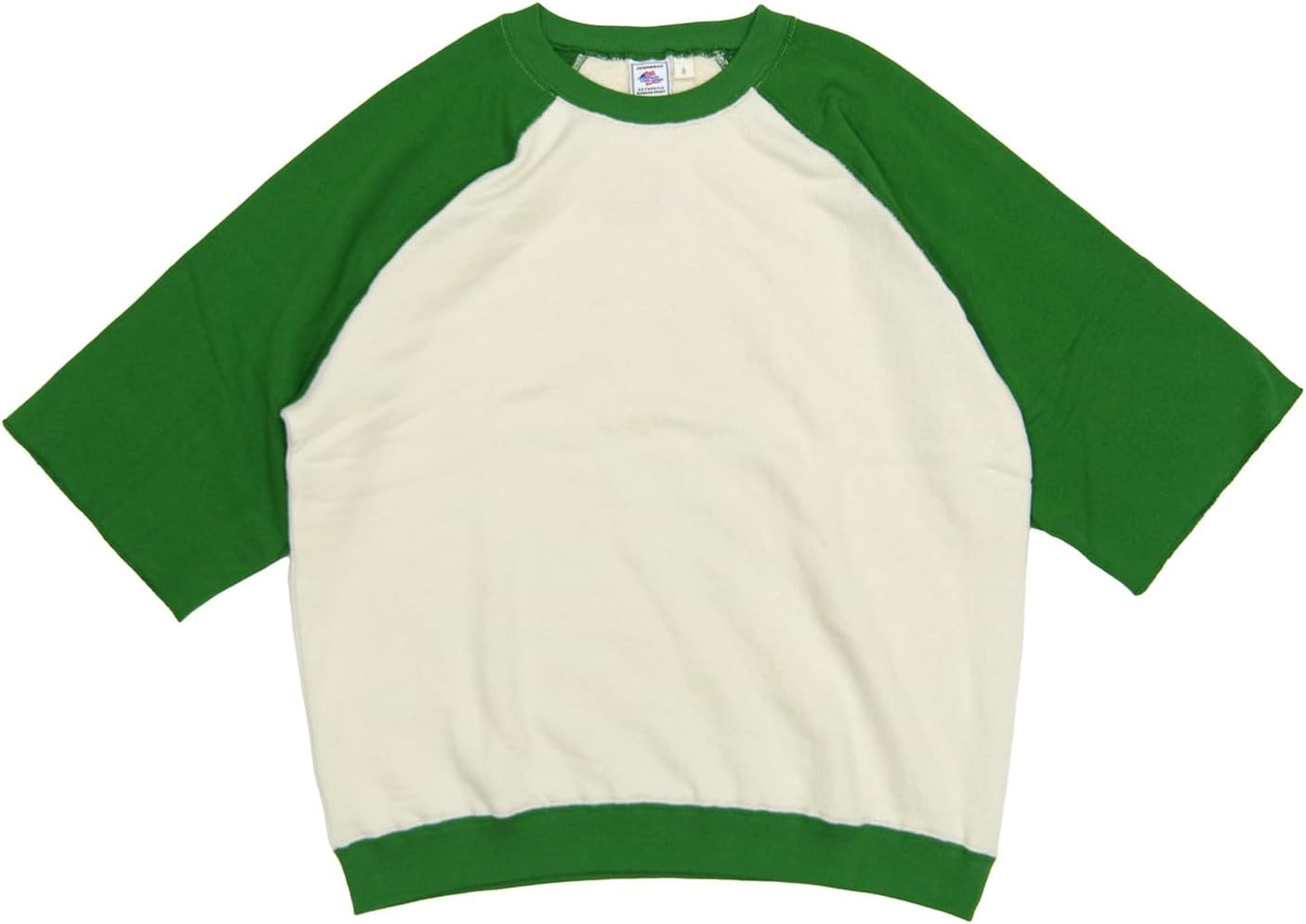 

Толстовка JE Morgan Crew, мягкая, с флисовой подкладкой, рукава реглан, цветной узор, короткий рукав Jemorgan, зеленый