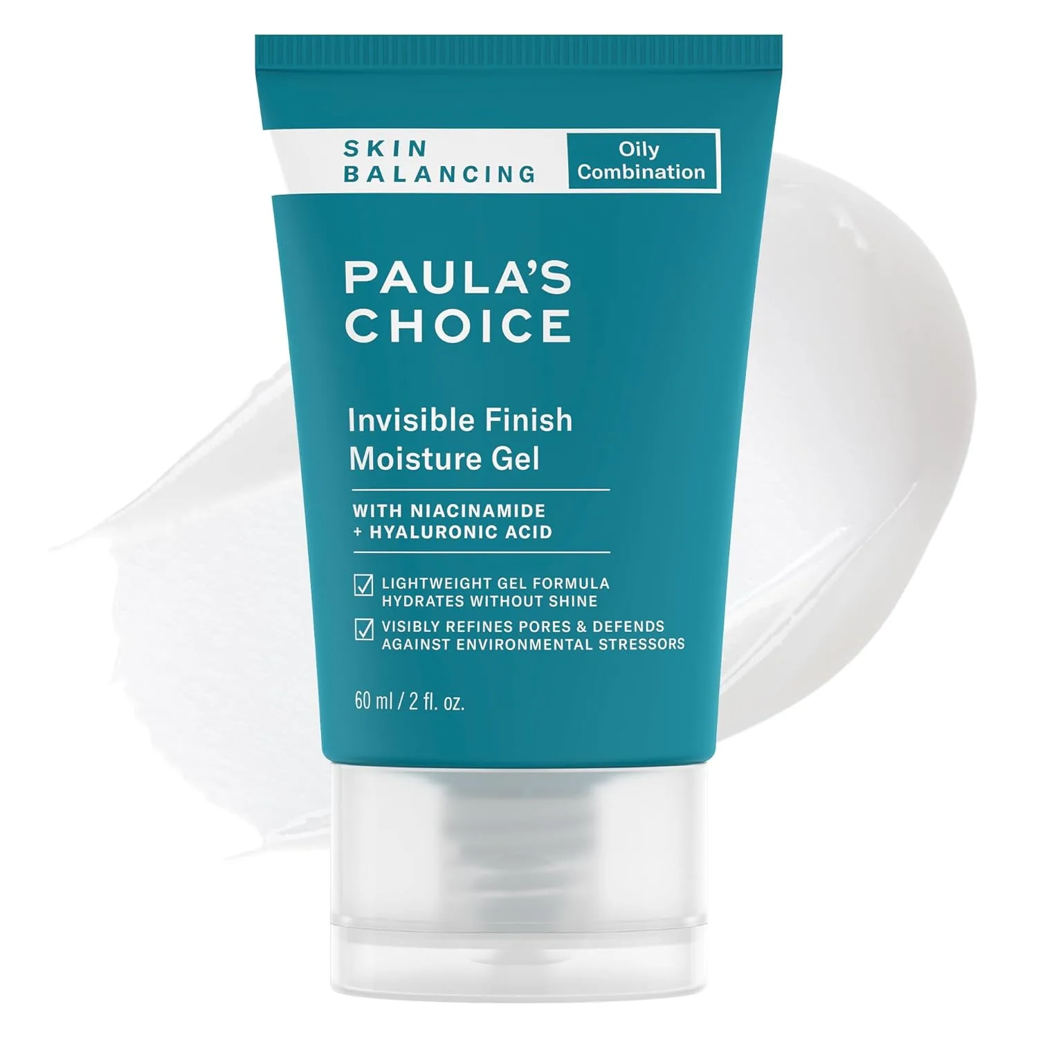 Крем для лица SPF PAULA'S CHOICE SKIN BALANCING Invisible Finish Gel Face Moisturizer с ниацинамидом и гиалуроновой