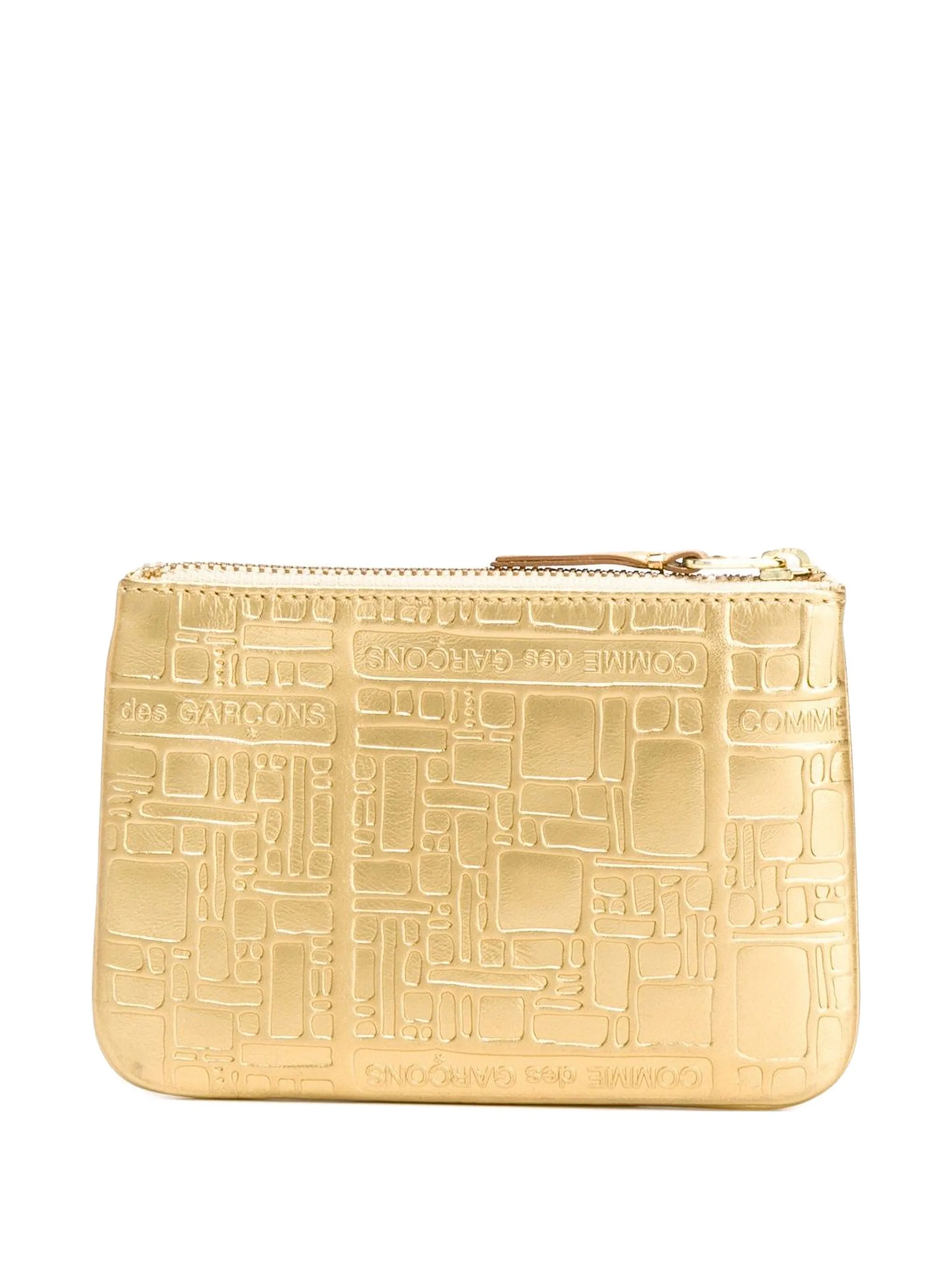 

Кошелек Embossed Logo Comme Des Garçons Wallet, металлик