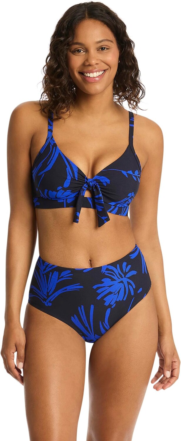 

Купальник SEA LEVEL SWIM Tradewind High Waist Pant, цвет Night Sky