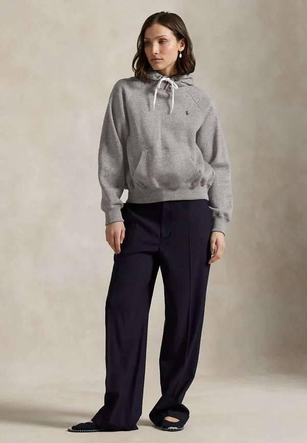 Худи укороченного кроя Polo Ralph Lauren, Dark Vintage Heather — фото 2