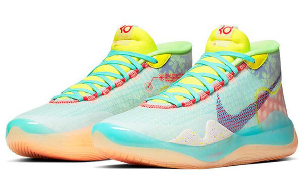 Кроссовки zoom kd 12 ep 'eybl' Nike, мультиколор — фото 2