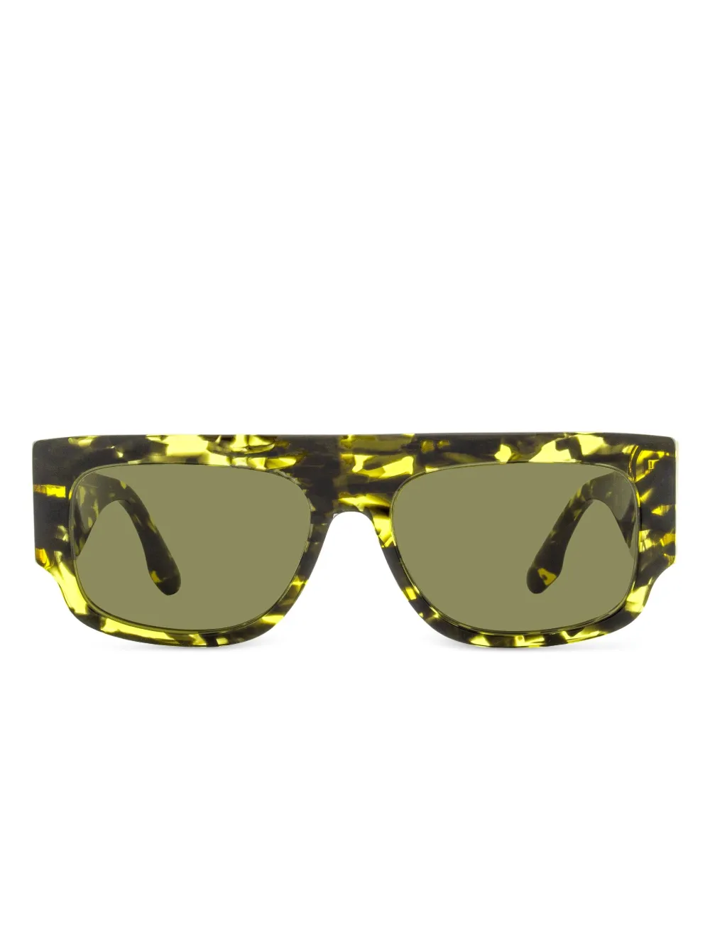 

Солнцезащитные очки в прямоугольной оправе Victoria Beckham Eyewear, желтый