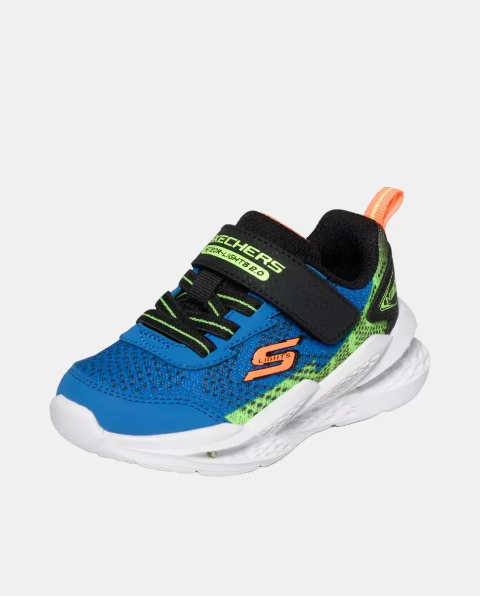 Спортивные кроссовки с застежкой на липучке Skechers, Azul Océano — фото 2