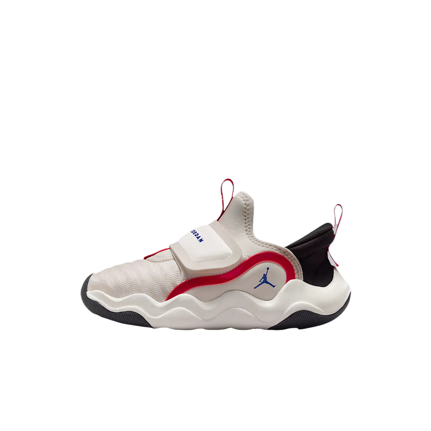 Кроссовки детские из искусственной кожи и текстиля 23/7.2 Jordan, Phantom Gray White/Gray Black/University Red/Game Royal Blue