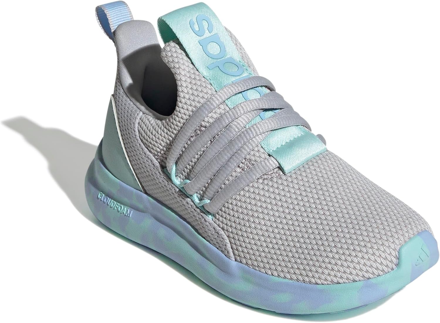 Беговые кроссовки adidas Kids Lite Racer Adapt 7.0, синий/серый — фото 4