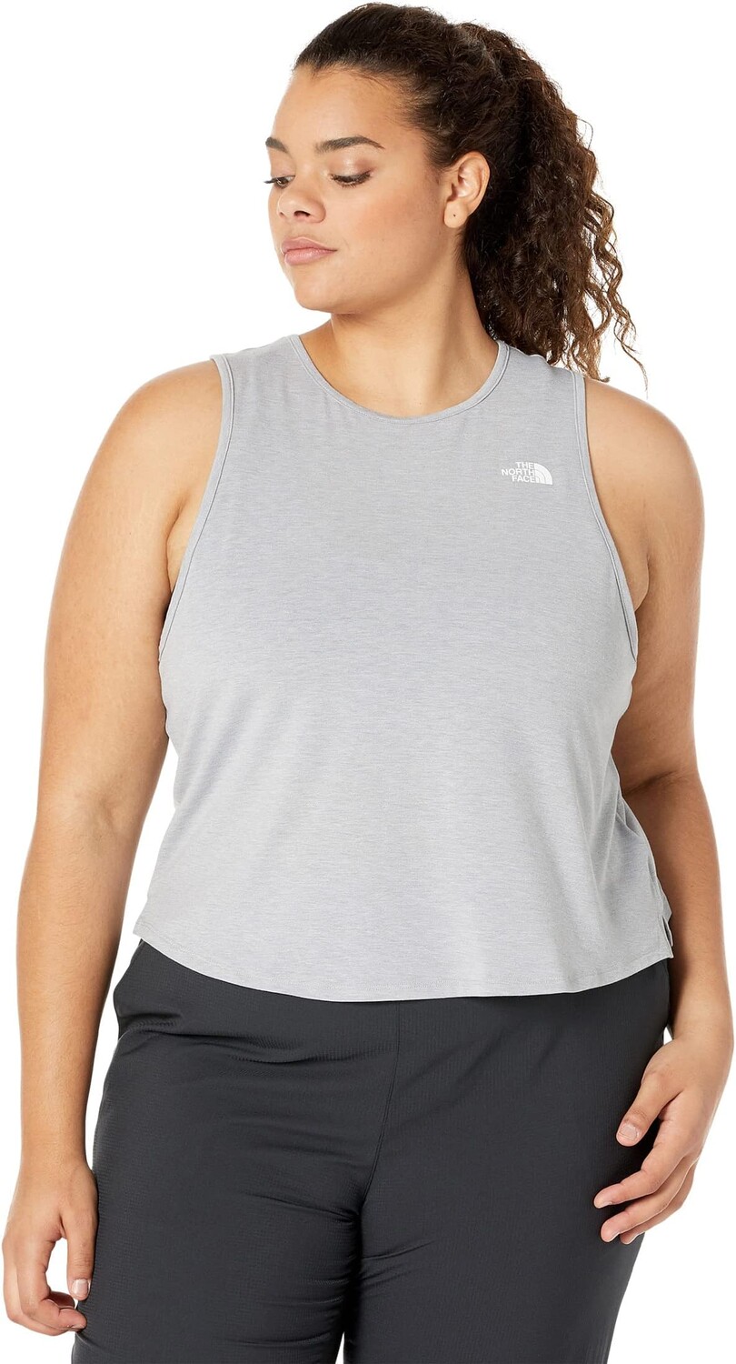 

Топ The North Face Plus Size Wander Cross-Back Tank, цвет TNF Light Grey Heather