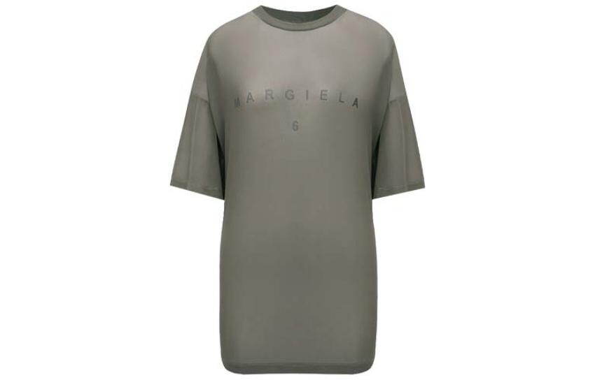 

Футболка женская хаки Mm6 Maison Margiela