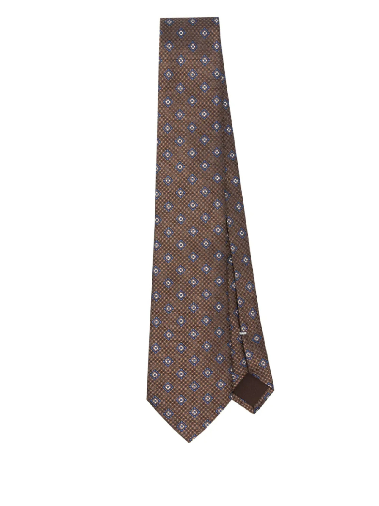 

Галстук Canali из шелка, коричневый