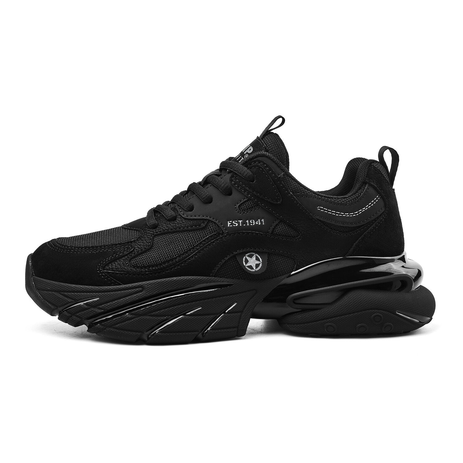 

Кроссовки JEEP SPIRIT Chunky Sneakers Men Low-top Gray, черный