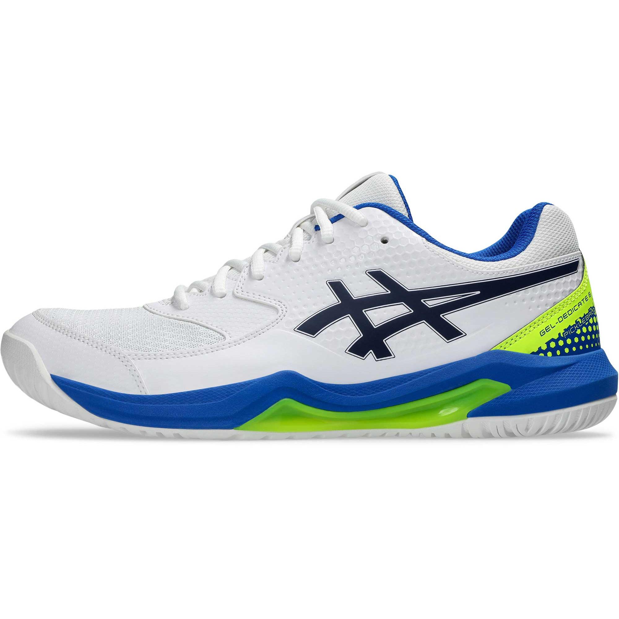 Мужские кроссовки для пиклбола Gel-Dedicate 8 Asics, White/Black — фото 2
