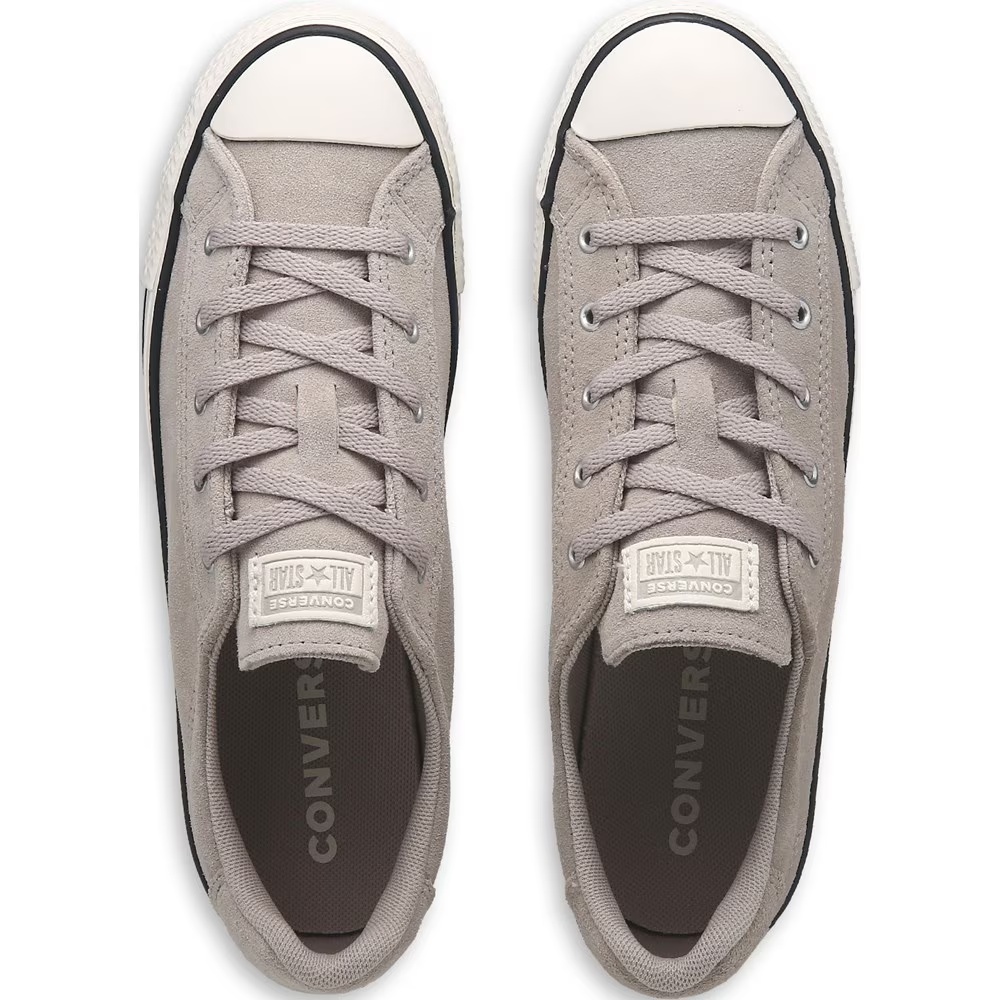 Изящные замшевые кроссовки с низким профилем Converse, коричневый — фото 4