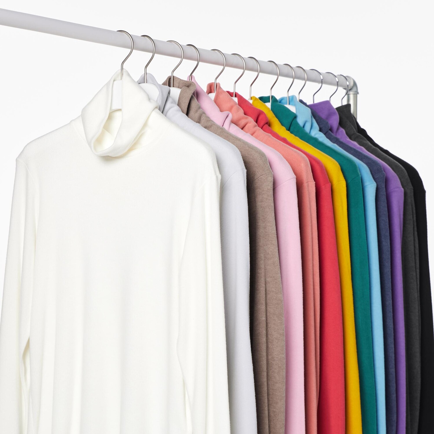 Водолазка Uniqlo heattech, серый — фото 3