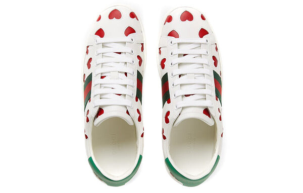 Кроссовки ace 'hearts' Gucci, белый — фото 3