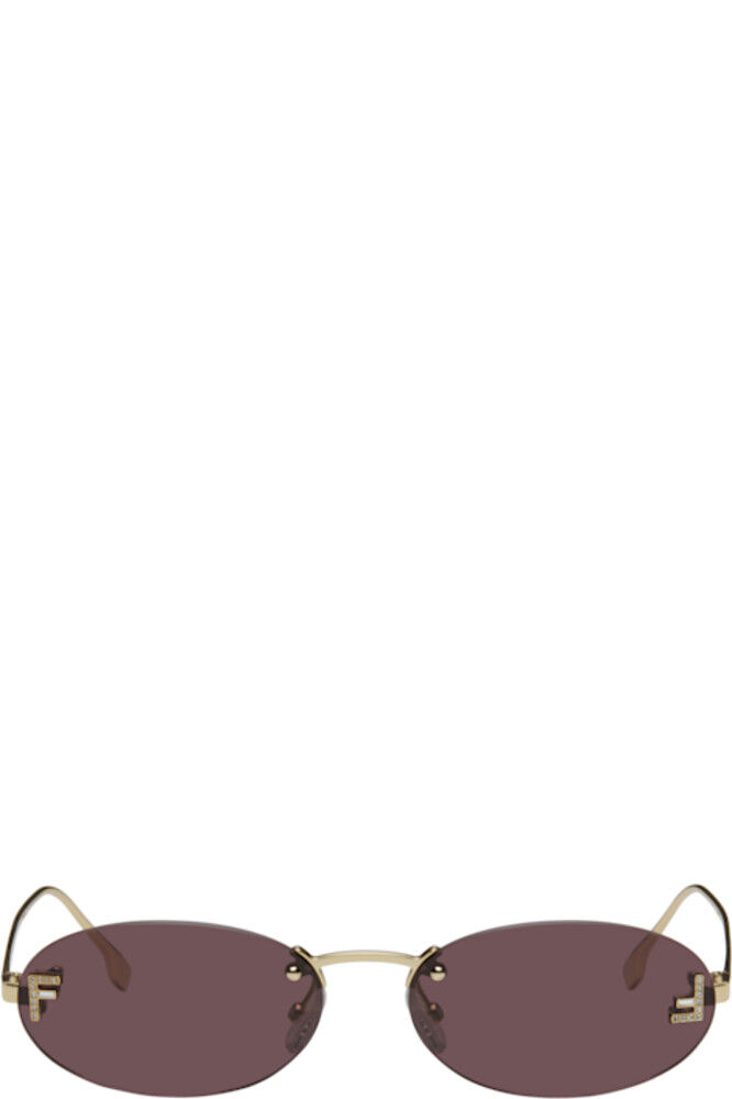 

Первые солнцезащитные очки Fendi Crystal Gold