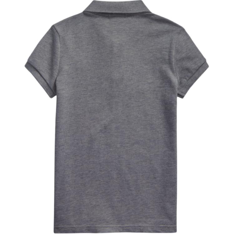 Футболка SS24 Dark Heather Gray Kids' Polo Ralph Lauren, серый — фото 4