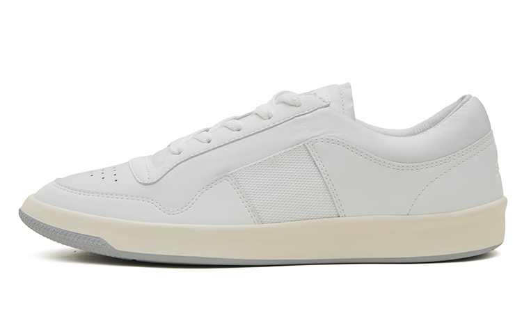 

EQLZ EQUALIZER Винтажные баскетбольные кеды 1970 Low-Top White Gardenia из натуральной кожи наппа производства США, цвет White Gardenia