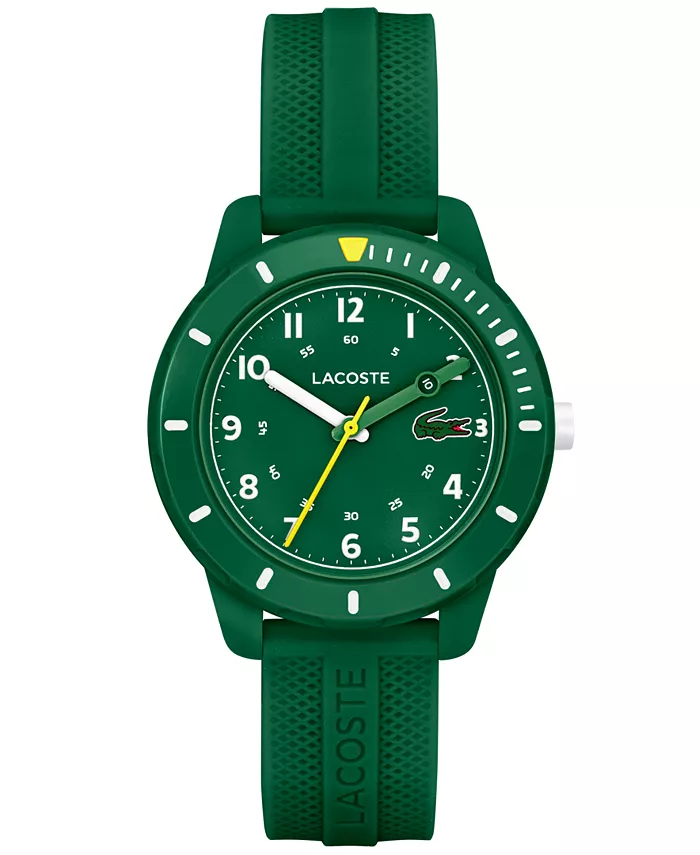 

Миниатюрные часы с зеленым силиконовым ремешком Mini Tennis, 34 мм Lacoste