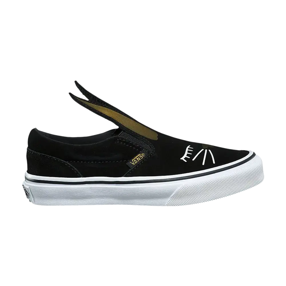 Слипоны для детей Vans, черный