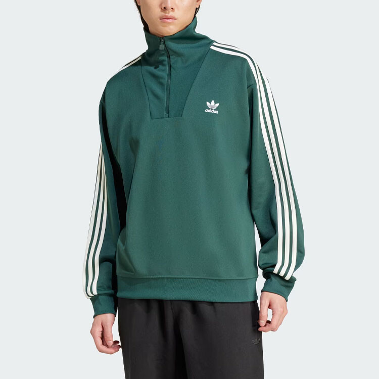 Толстовка мужская минеральная зеленая Adidas Originals, зеленый — фото 2