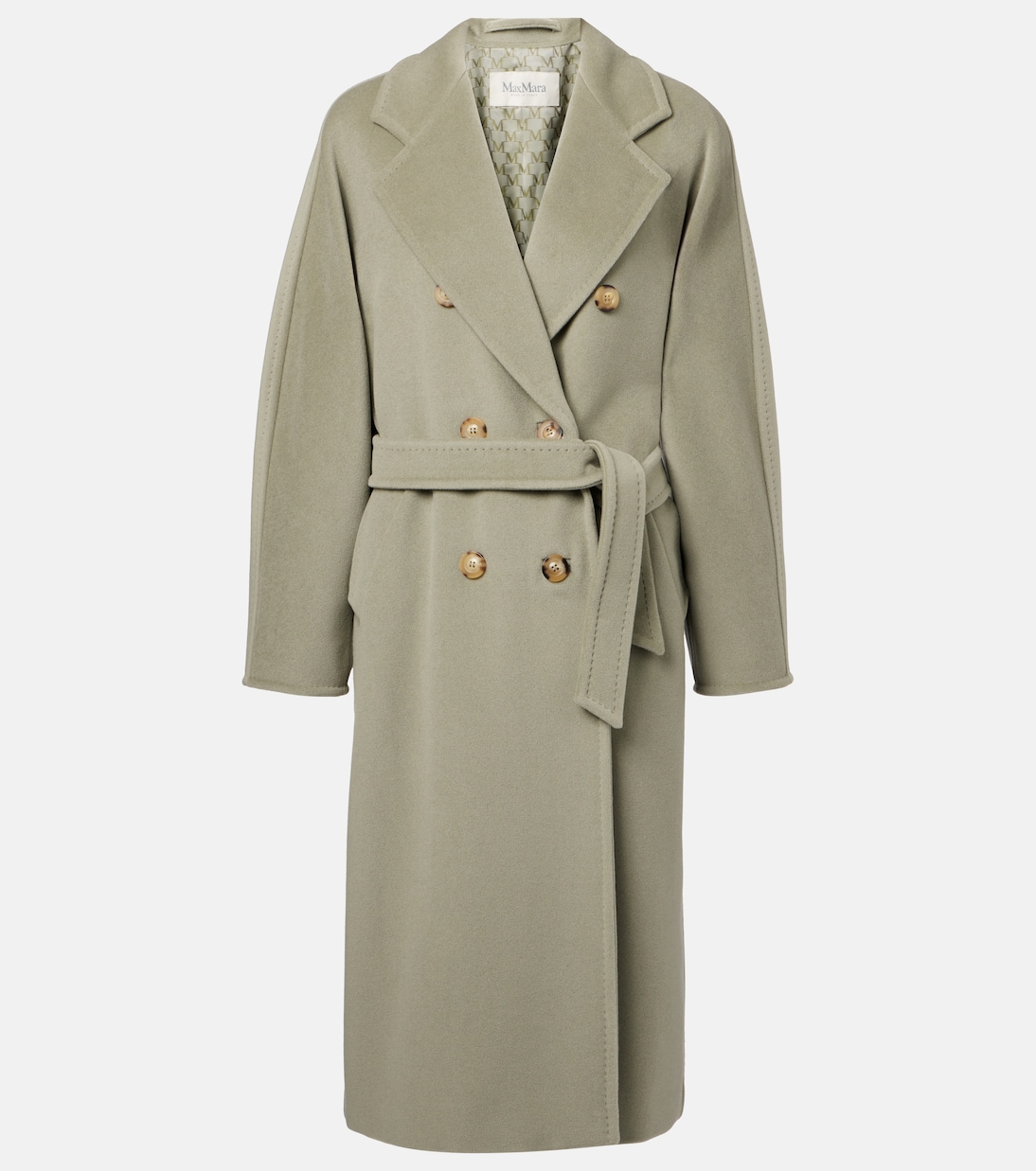 

Пальто Madame из шерсти и кашемира с поясом Max Mara, Salvia
