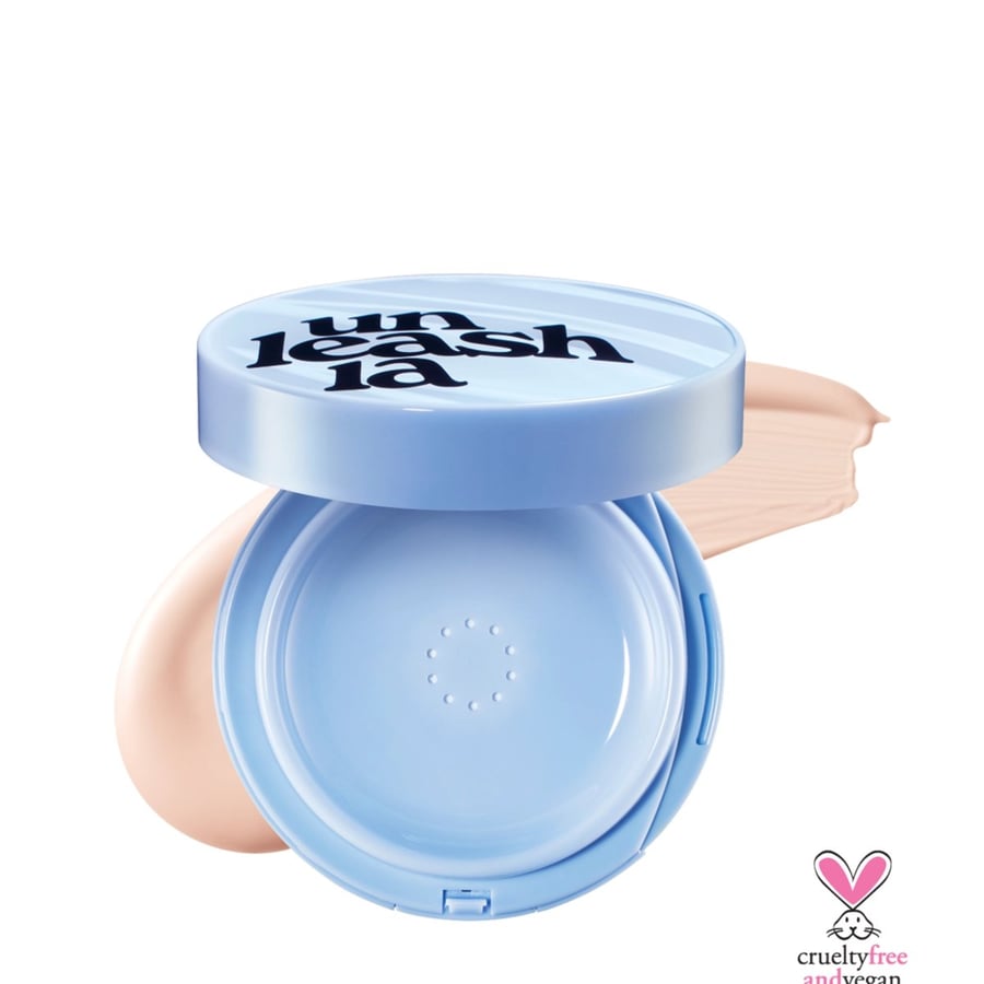 UNLEASHIA Babe Silk Baby Blue Cushion 17C Seraphic / VIRALOWY Кушон в форме подушечки, обеспечивающий полуматовое покрытие — фото 2
