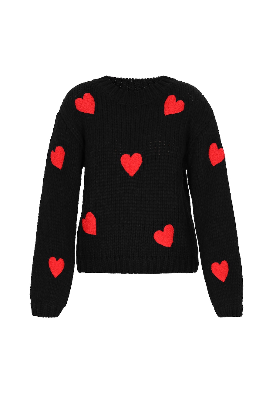 

Большой свитер MYMO Young Fashion, черный