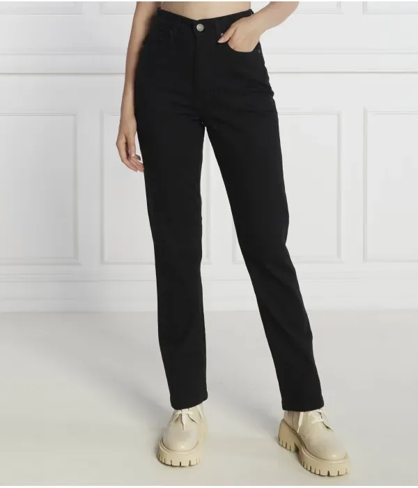 Джинсы straight fit Calvin Klein, черный — фото 3