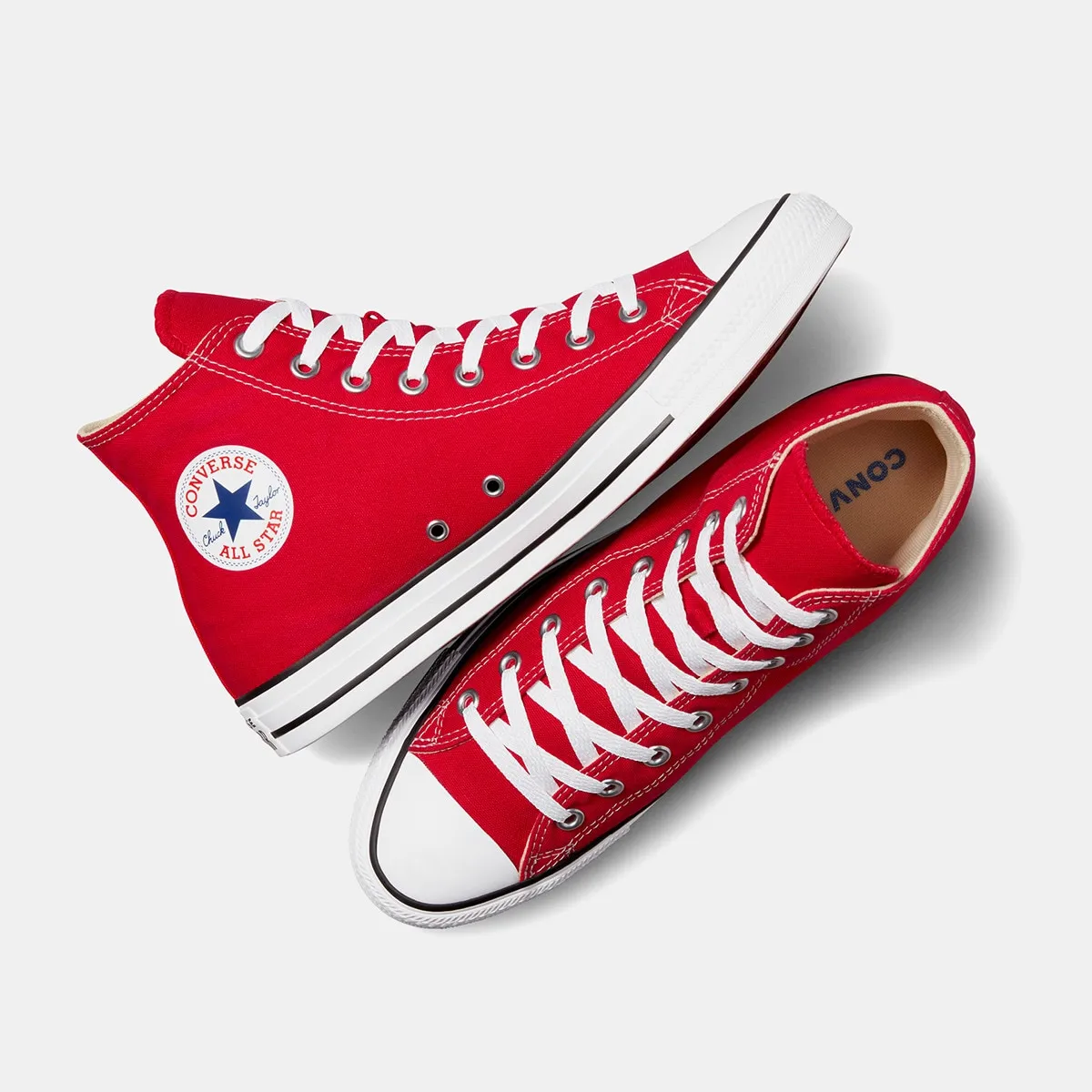 Повседневные кеды унисекс Chuck Taylor All Star высокие парусиновые Converse, красный — фото 3