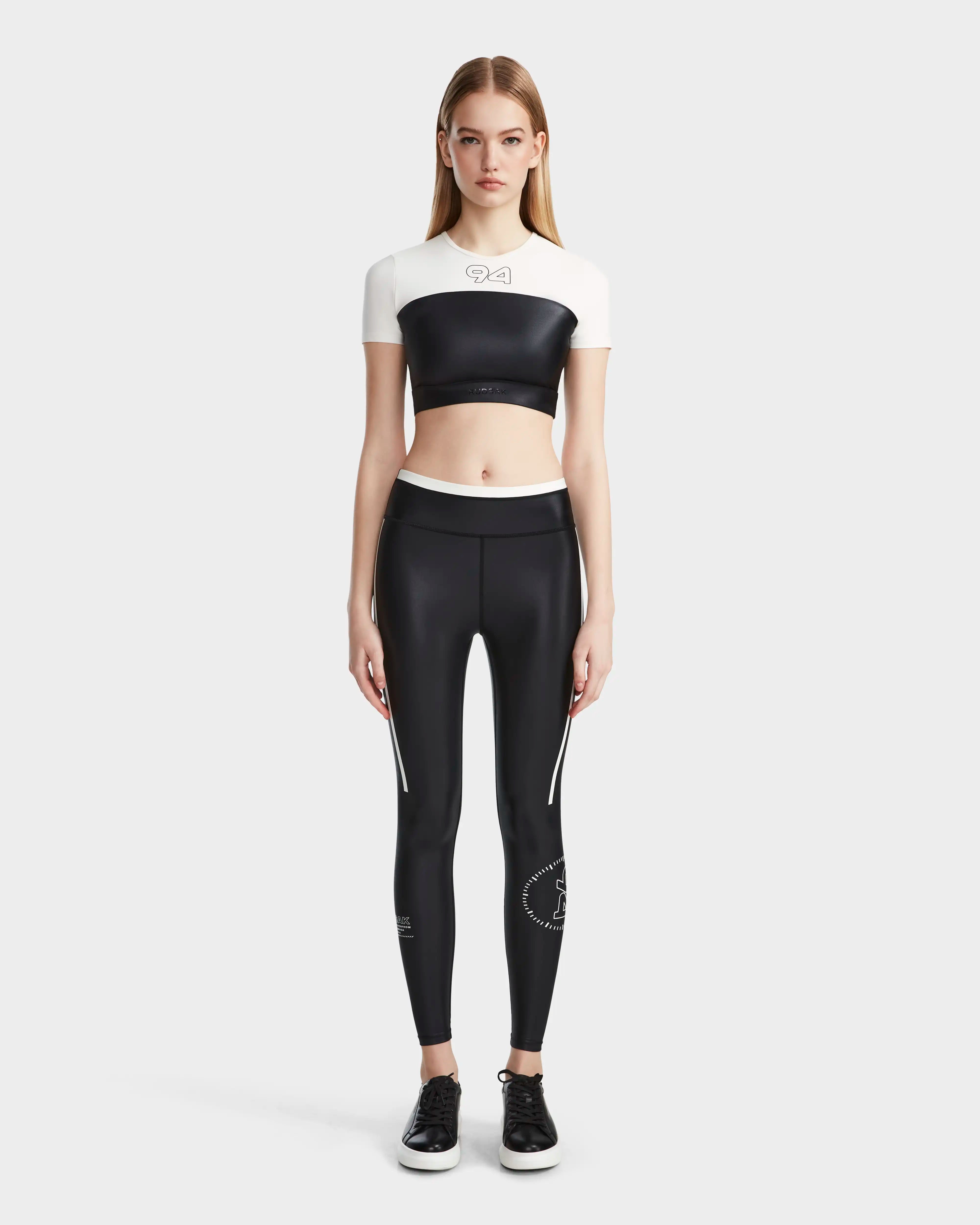 

Женские леггинсы TAYLA с логотипом Rudsak, черный